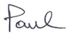 Handtekening Paul Stoffels (signature)
